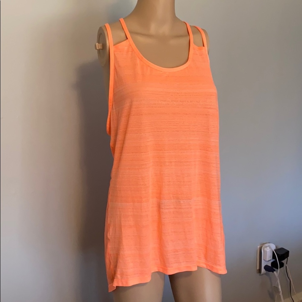 Champion tank top with reflectors on back